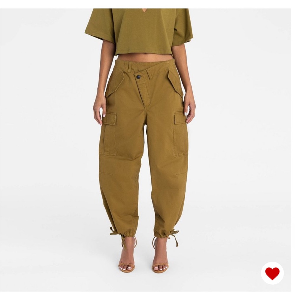 KBB by KAHLANA Women's Mid-Rise Straight Leg 'The Cargo Jogger NWT - size large